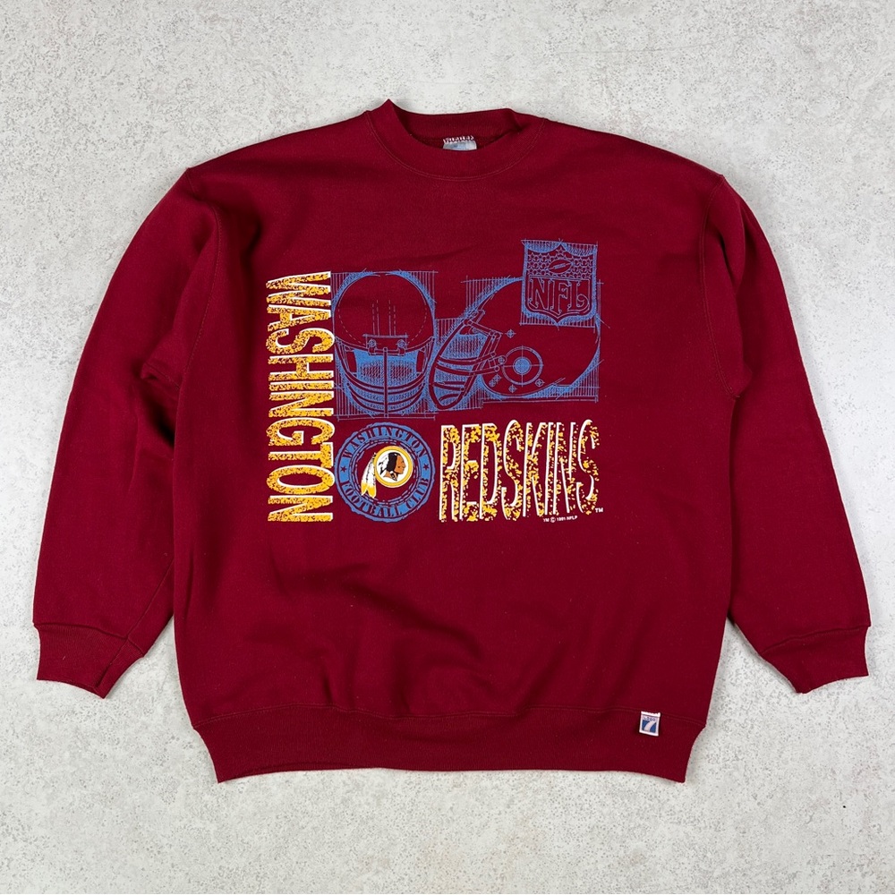 Vintage 90’s Logo 7 Washington Redskins Crewneck Sweatshirt